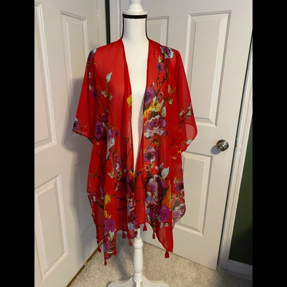 Ultra Pink Tops - Awesome Kimono